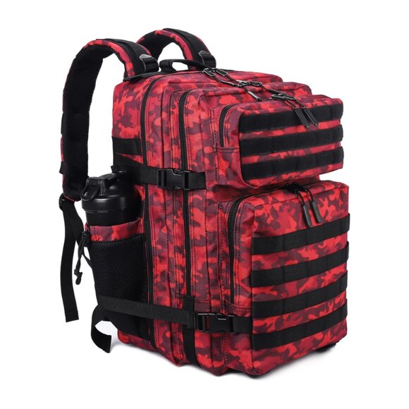 45L Tactical Backpack with Bottle Holder Waterproof Multi Compartment for Hiking - Picture 1 of 1